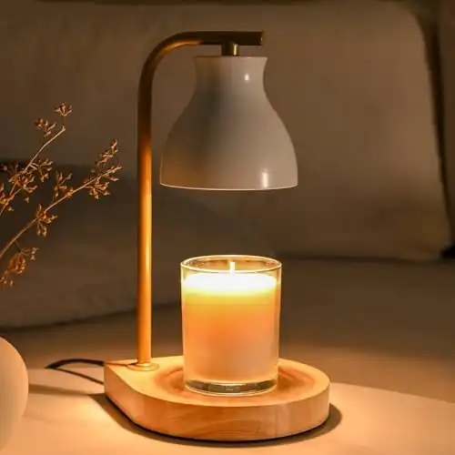 6. Electric Candle Warmer Lamp with timer